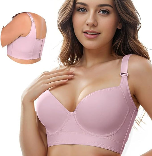 SavvyTrendz™ Back Smoothing Push-Up Bra
