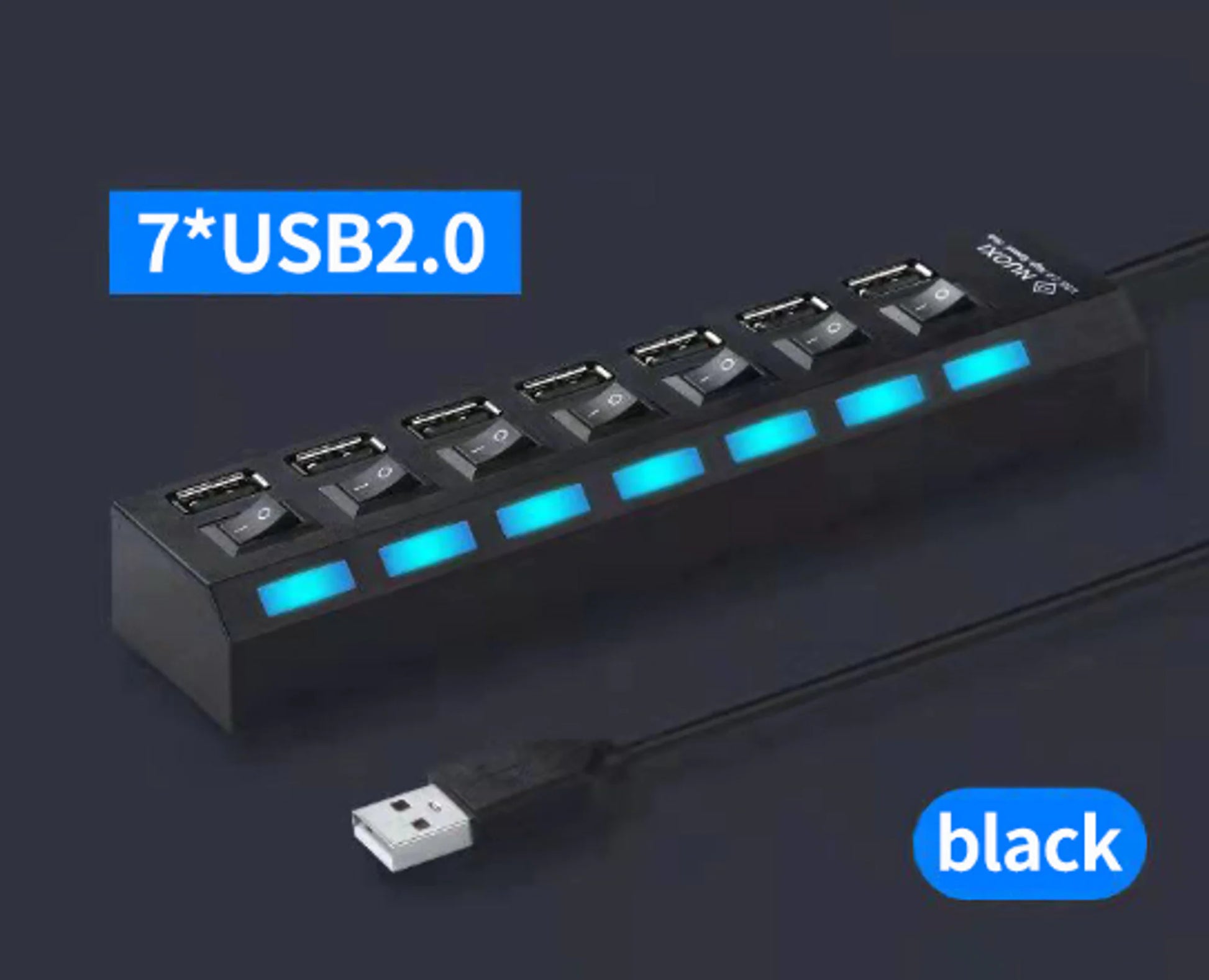 USB Hub 3.0 Hub Multi USB Splitter With Switch – Savvy Trendz