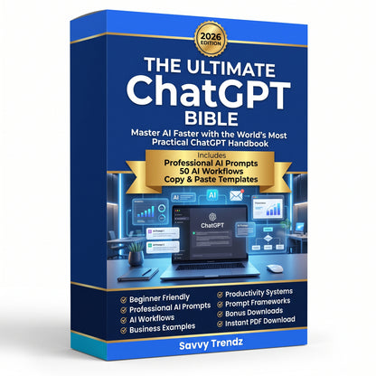The Ultimate ChatGPT Bible (2026 Edition) | Ebook