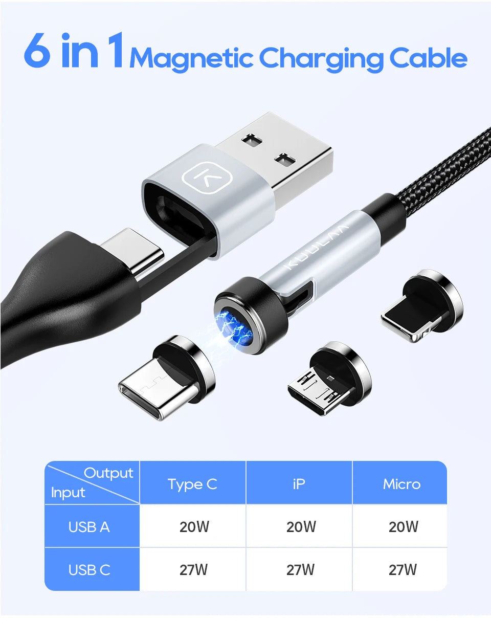 6 in 1 Magnetic Charger,